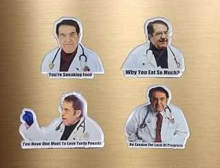 4PCS Dr Now Funny Magnets-Cute Funny Fridge Magnets Adult,You Not Gonna Starve Refrigerator Magnets,Fun Cool Meme Phrase Quote Word Office Magnet Set,Funny Kitchen Gifts