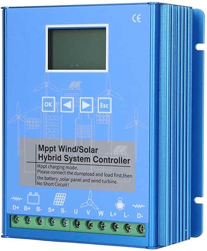 Miniatura 2 de Controlador de energía de batería de 24 V, 48 V, generador de turbina eólica, generador de turbina eólica, controlador solar híbrido de viento y