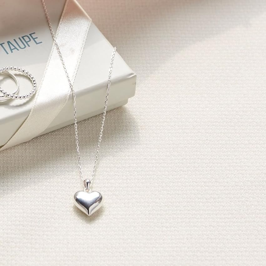 925 Sterling Silver Heart Pendant Necklace for Women and Girls - everyday wear gifts for her - Image 6