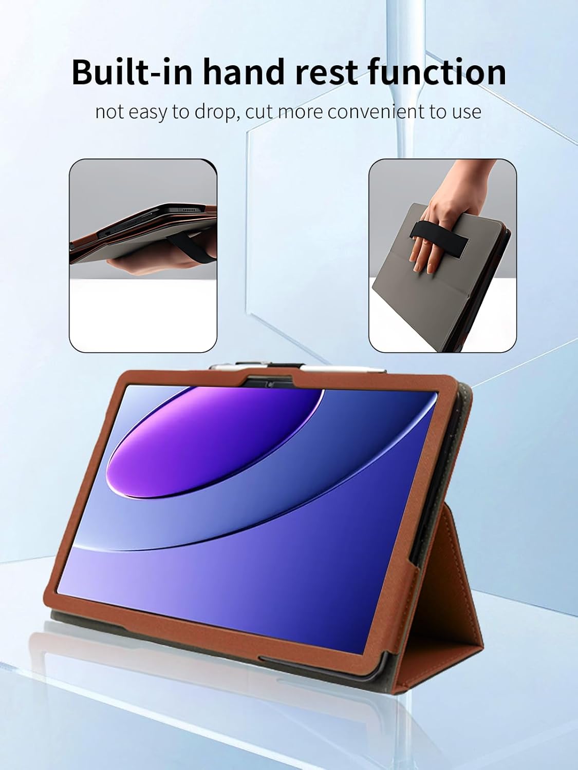 UYRUREL case with built-in hand strap for secure holding
