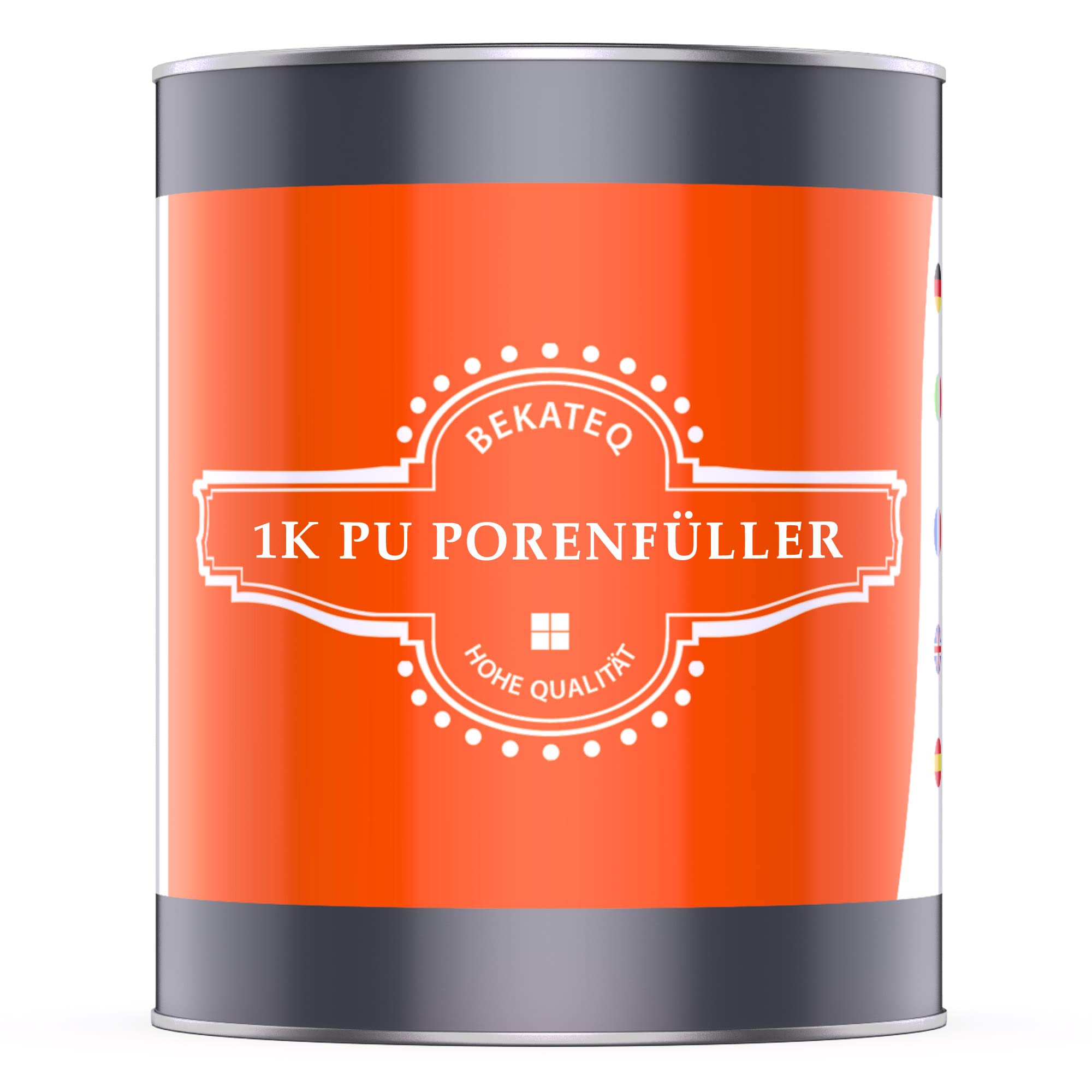 BEKATEQ 1K PU Porenfüller für Steinteppich außen, UV-fest, 5kg farblos glänzend - kein Vergilben, elastisch, abdichtend, einfache Verarbeitung BK-669PU