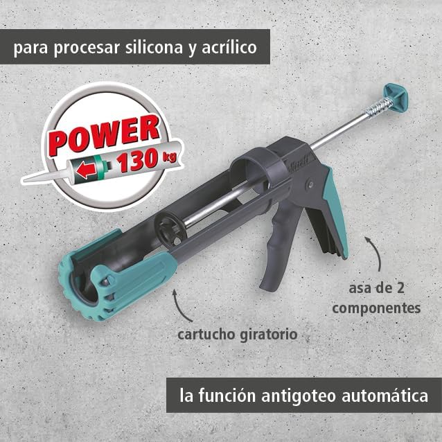 Pistola de silicona Wolfcraft MG 20 por 6,16€ ¡¡38% de descuento!!