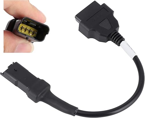 Miniatura 3 de Conector de diagnóstico OBD2, diagnóstico de 4 pines OBD2, profesional de alto rendimiento multifunción negro para DUCATI Panigale Fit Multistrada