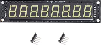 Amazon | 8桁7セグメントLEDディスプレイモジュール 0.56インチ