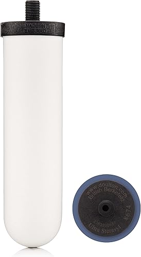 Miniatura 3 de British Berkefeld Doulton  W9121226  Ultra Sterasyl de 7 pulgadas  Filtro de elemento de vela de repuesto de cerámica auténtica para agua potable