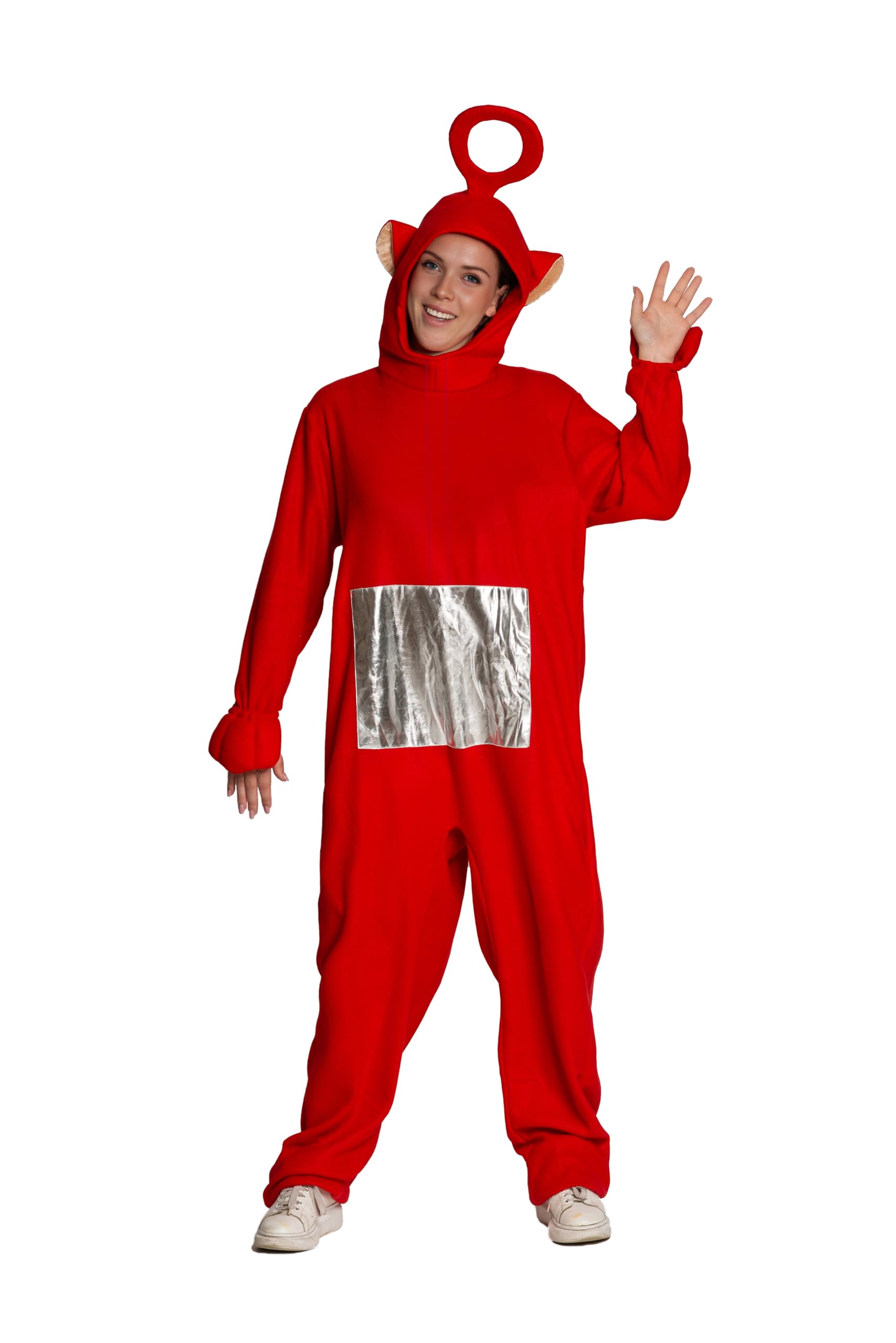 Partychimp costume personnage télévision adulte combinaison peluche onesie déguisement amusant pyjama à capuche unisexe carnaval fête thème jeu de rôle costume confortable