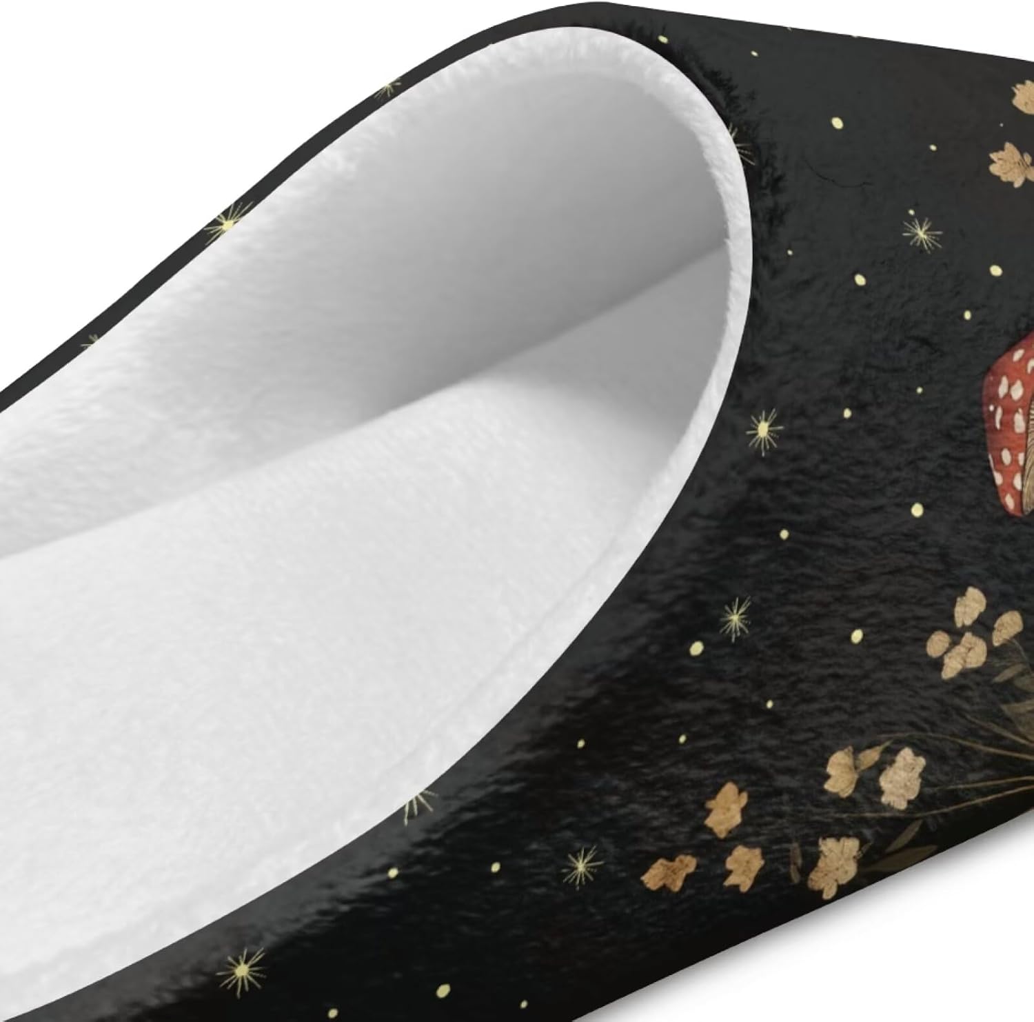 JoyLamoria 6 Pair Flower Design Disposable Slippers, Travel Portable Guest Slipper, Home Interior Hotel Shoes