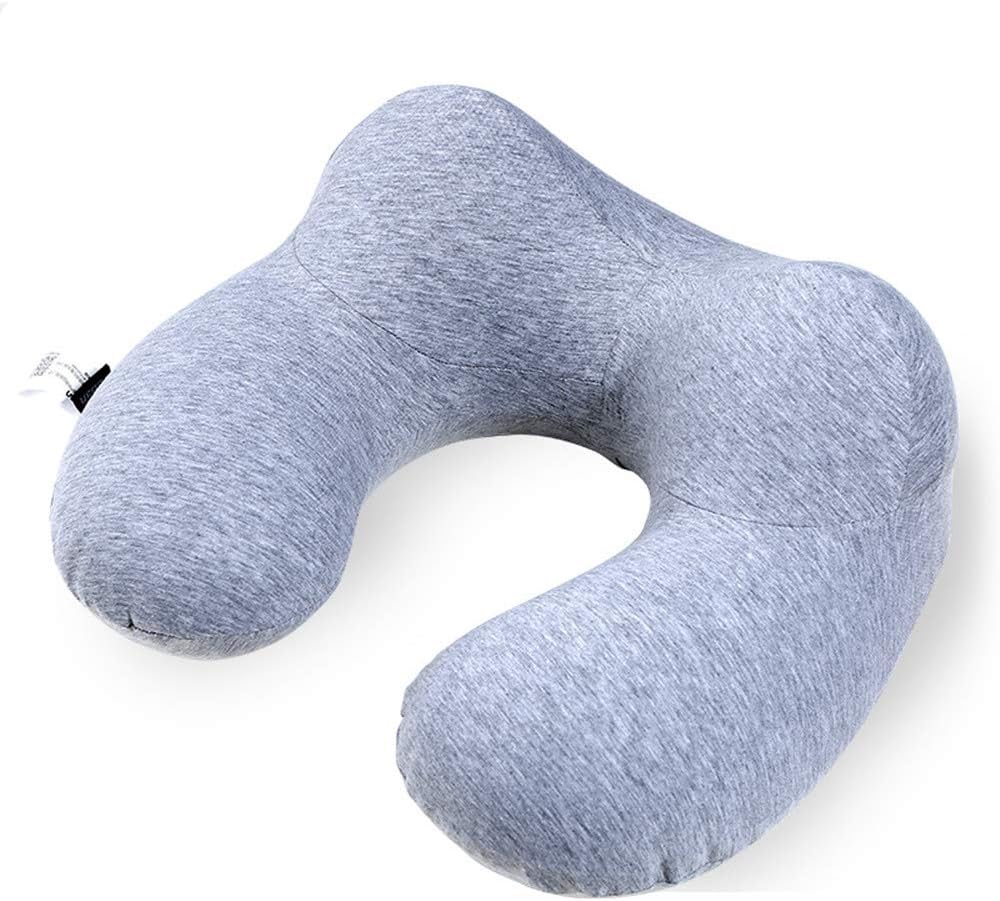 Ultralight Inflatable Travel Pillow Compressible, Compact, Inflatable, Comfortable, Ergonomic Pillow for Neck and Lumbar Support During Camping for