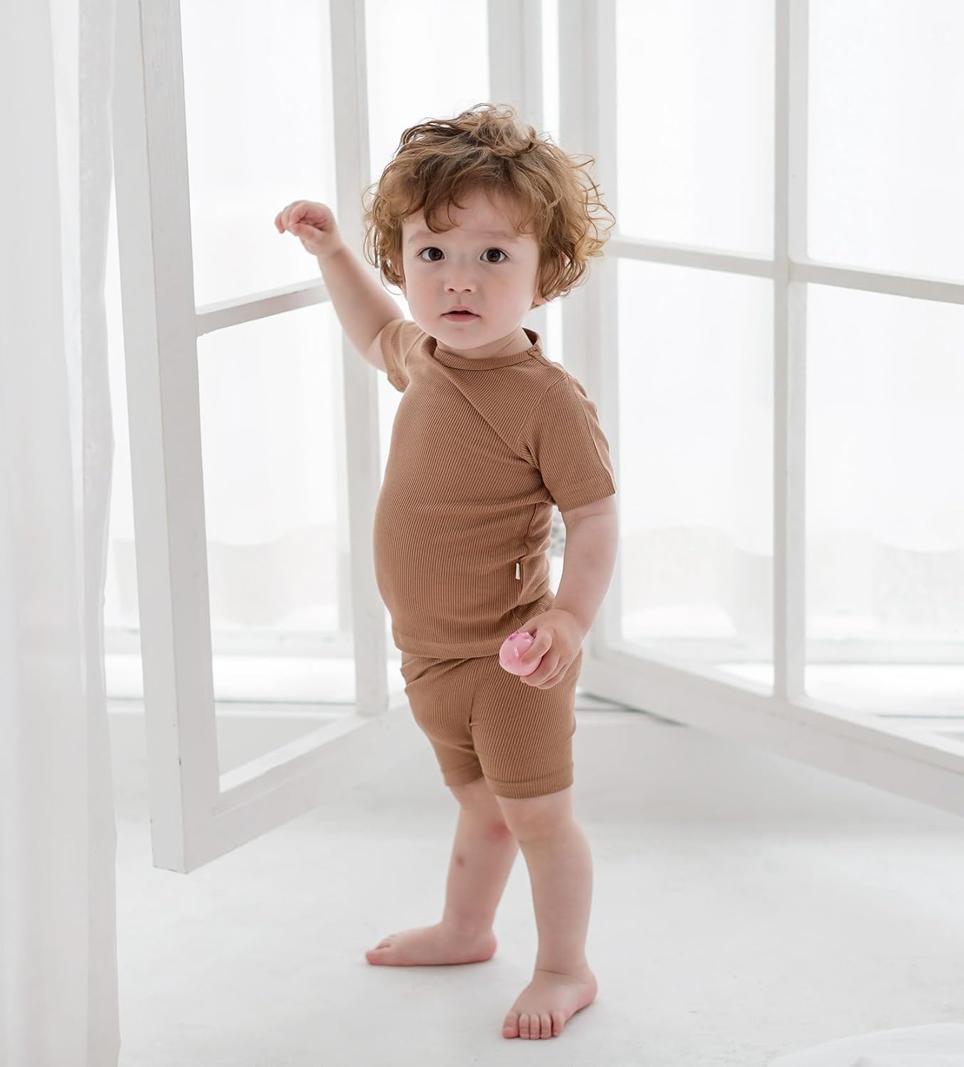 AVAUMA Toddler Short Pajamas Set Baby Boys Girls Kids Snug fit Ribbed Sleepwear pjs for Daily Life Style - Image 4