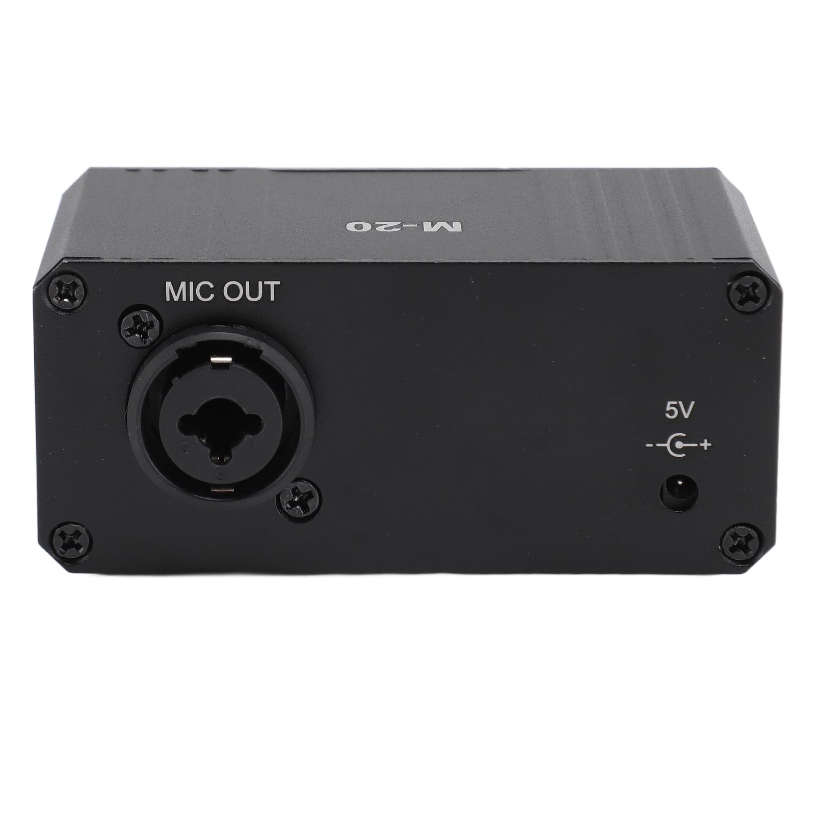 Préampli Micro à Alimentation Fantôme à Gain élevé Préamplificateur Micro à Sortie XLR pour Microphones Dynamiques et à Condensateur Booster D'enregistrement en Studio