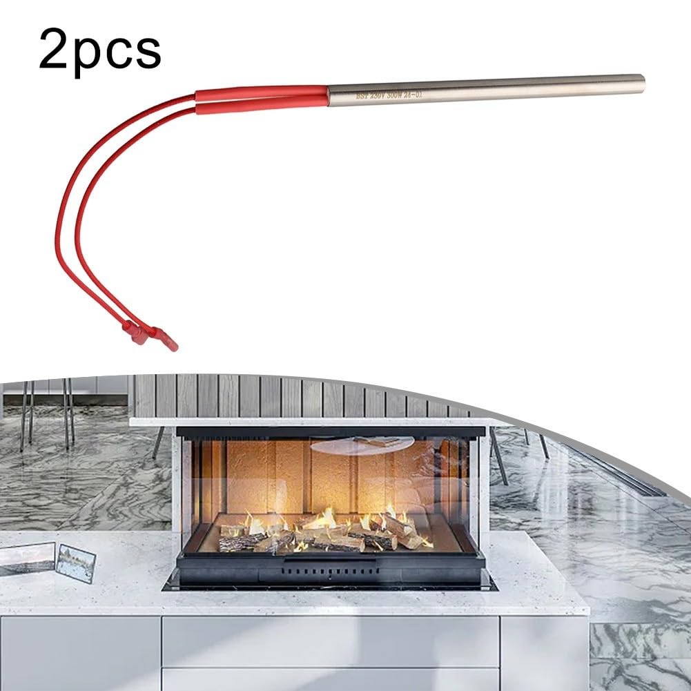 Kit de encendido brillante para estufas de pellets Nemaxx P6, P9 y P12 para combustión eficiente de pellets en estufas, 230 V/300 W, longitud 150 mm