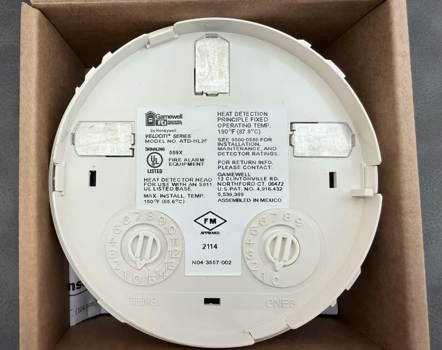 Nib! FCI ATD-HL2F Fixed Temperature Heat Detector ATD-HL2F