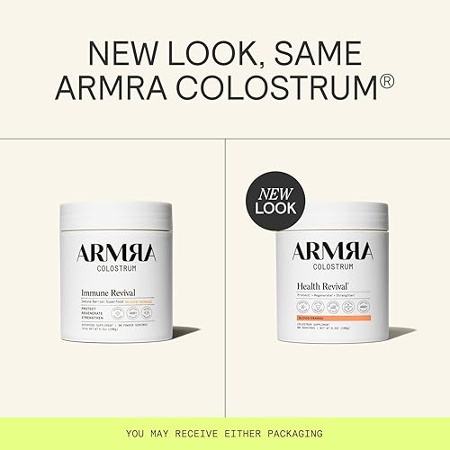 Miniatura 2 de ARMRA Colostrum Polvo  Naranja Sangre  Salud intestinal e hinchazón  Piel y cabello  Inmunidad  Keto, gluten y sin grasa  90 porciones