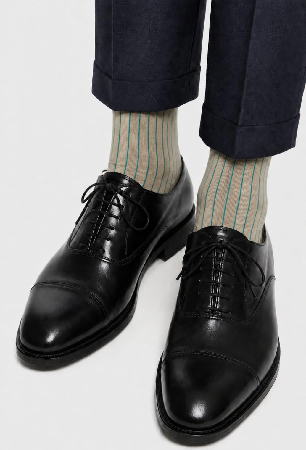 Calze lunghe uomo filo di scozia eleganti originali businnes unisex.