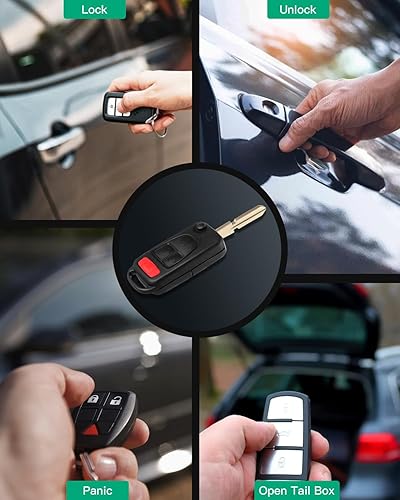 Miniatura 6 de SCITOO 1 funda para llavero M-ercedes-Benz C220 C230 S320 S500 ML320 ML350 ML430 ML500 ML55 AMG SL320 SL500 SL600 SLK230 AMG SLK320 1994-1994 2005