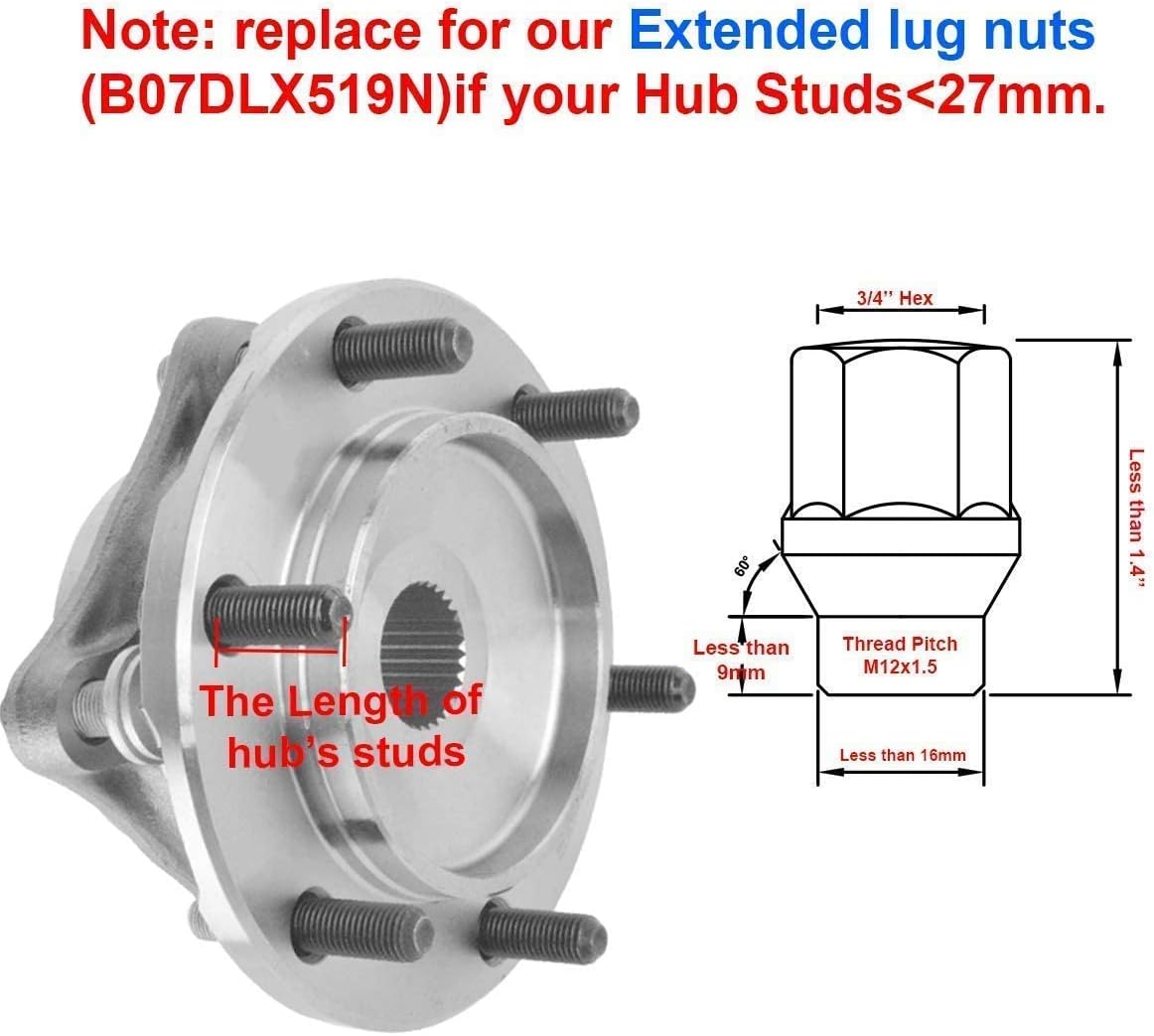 ❤ Crazy Deals KSP 6X5.5 Wheel Spacers Fit for Tacoma 4runner, 1.5 inches Forged Hub Centric Adapters Kits fit 6 Lug Wheel (Package of 4), 2 Years Warranty (B07DLX519N)