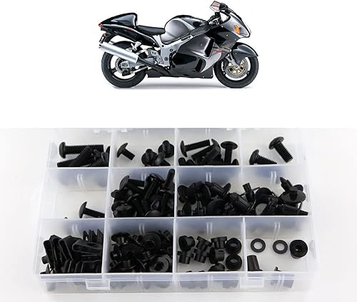 Miniatura 8 de Xitomer Tornillos de carrocería completos, aptos para GSX1300R HAYABUSA 1999 2000 2001 2002 2003 2004 2005 2006 2007, juego completo de pernos de