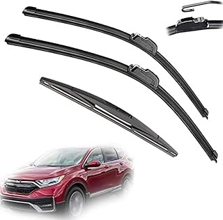 26" 16" 12" Front Rear Windscreen Wiper Blades Brush Cutter Accessories for Honda CR-V CRV MK5 2017 2018 2019 2020 Windscreen Wipers