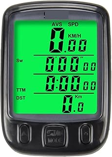 Bike Speedometer, Bicycle Computer Wireless Mountain Bike GPS Odometer Stopwatch Bicycle Speedometer M1 Cycling ANT+ Cadence Sensor Heart Rate Monitor