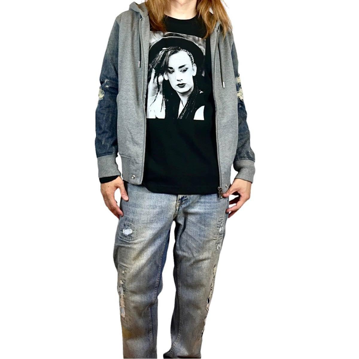 新品 ボーイジョージ ロンT 長袖 黒 Tシャツ XS S M L XL カルチ 新品 ボーイジョージ ロンT 長袖 黒 Tシャツ XS S M L XL カルチ