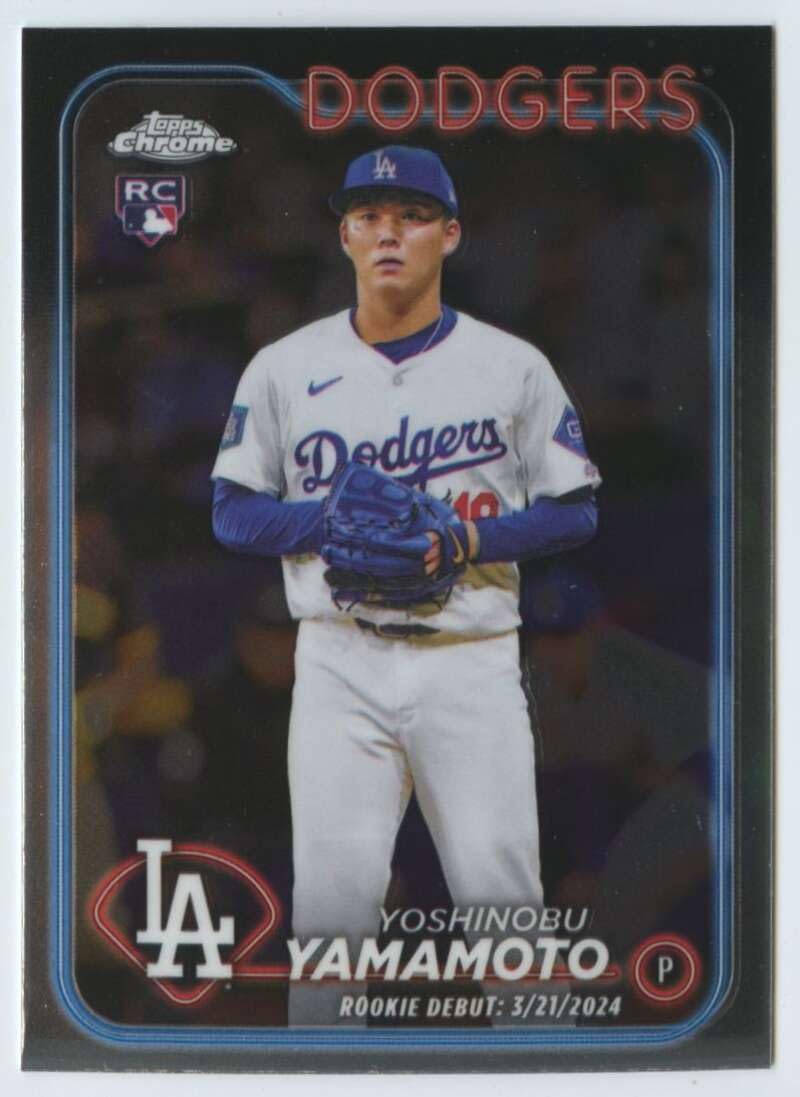 Amazon.com: 2024 Topps Chrome Update #USC108 Yoshinobu Yamamoto RC