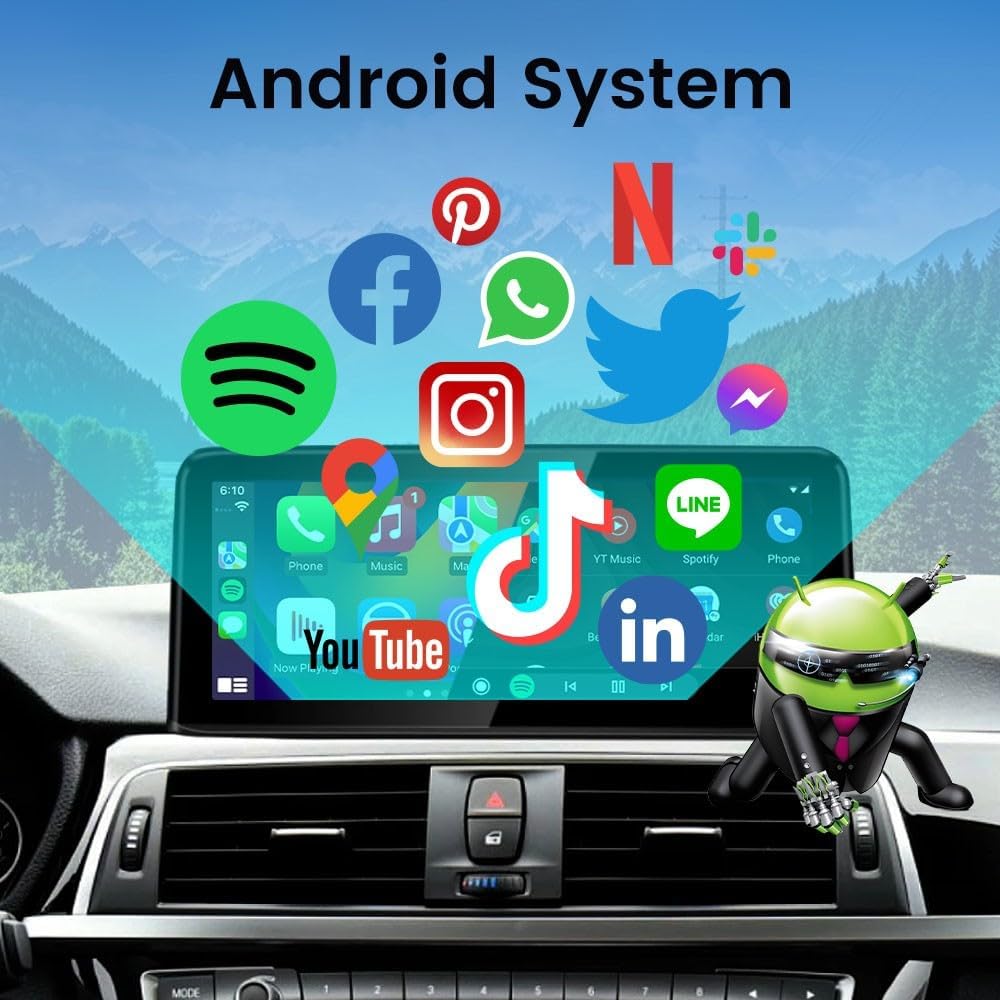 for BMW 3 4 Series F30 F31 F32 F33 F34 F36 2013-2017 10.25" Octa Core 8G+64G Car CarPlay Android Auto Navigation Android Stereo GPS Radio Display IPS Touchscreen Headunit Tablet Media Player