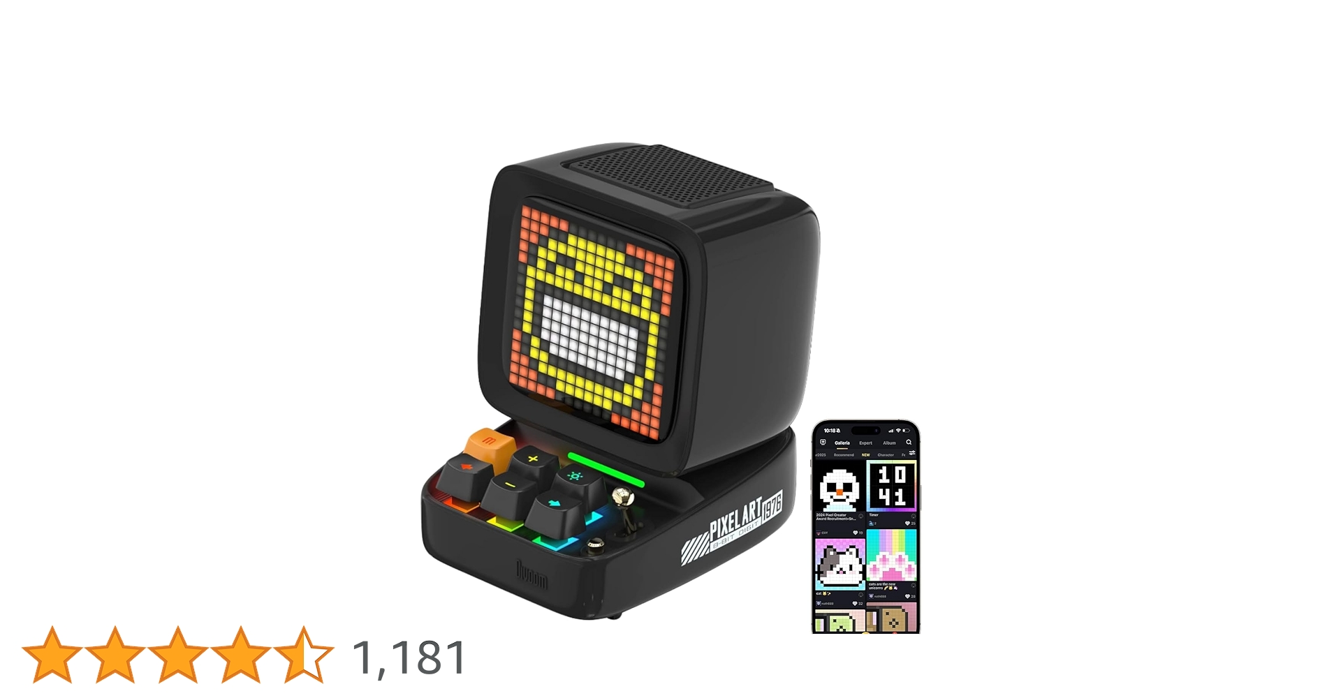 10055 Divoom Ditoo Proスピーカー360°サラウンドHiFi Amazon.co.jp: 【質感良く、CRT風スピーカー】Divoom Ditoo Pro