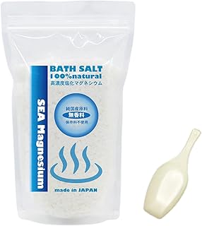 ＜たっぷり５３回分大容量＞ 塩化マグネシウム フレークタイプ 【純国産・高濃度だからしっかり実感、入浴の質を高める◎】クロライドエプソムソルト 入浴剤 バスソルト もちもち肌 純国産 天然ミネラル 保存料・着色料・香料不使用 計量スプーン付き 追い焚きＯＫ ２４時間風呂対応 お家で手軽に温活 大切な方への贈り物にも最適「無香料タイプ」「１袋×８００ｇ」