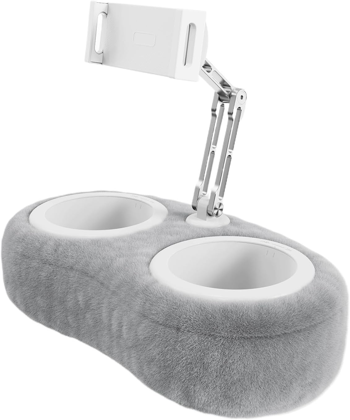 ベッド用 タブレットピロースタンド,回転式 スマホマウント | 回転式タブレットホルダー ベッド・ソファ・机で使用可能 滑り止めスマ