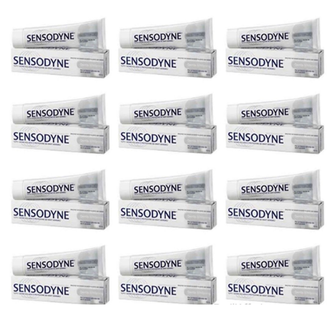 12 X dentifricio Sensodyne GENTLE WHITENING denti naturalmente bianchi