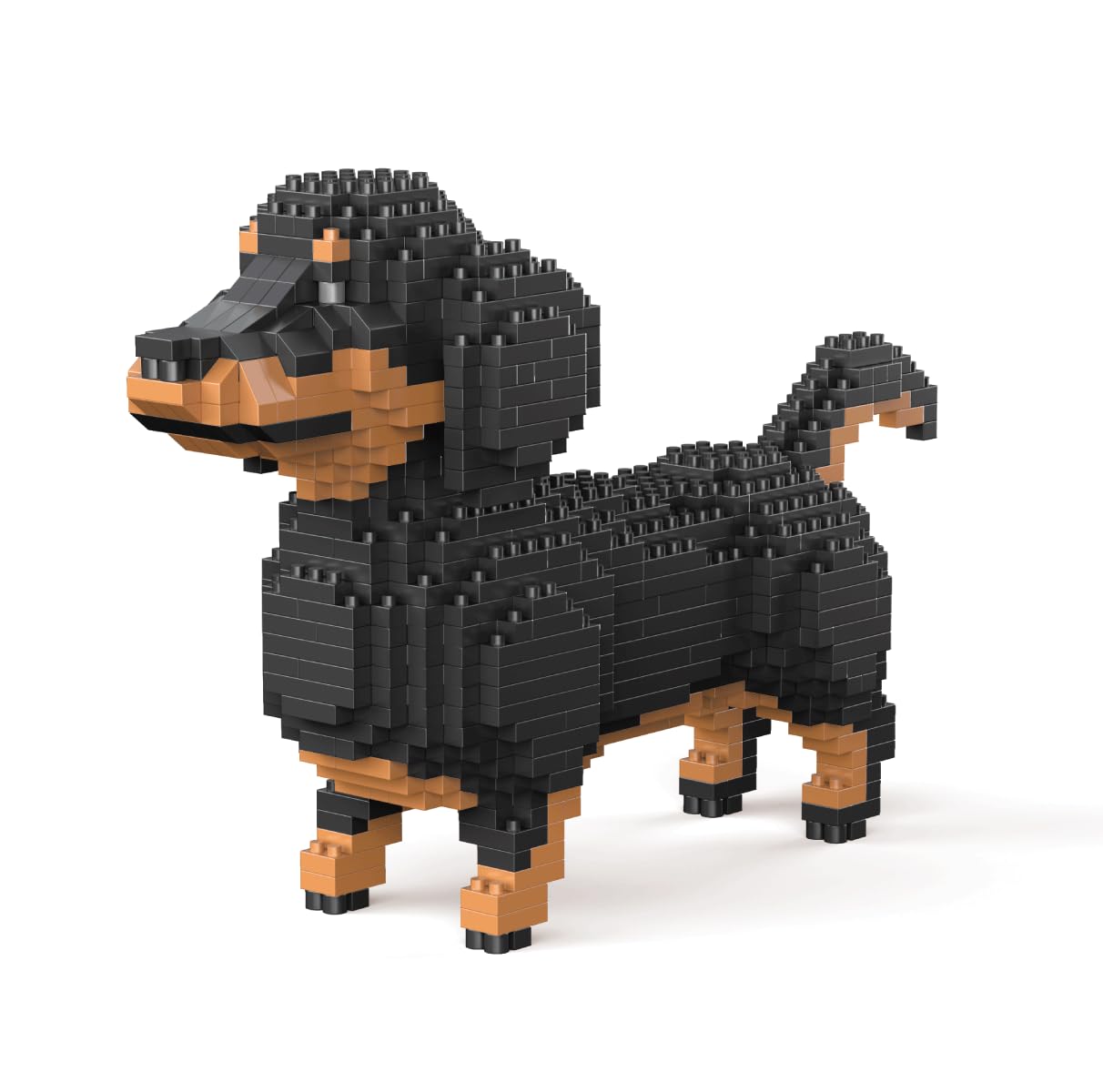 Figurine à Assembler avec des Blocs Miniatures. Golden Retriever, modèle 2. - 2