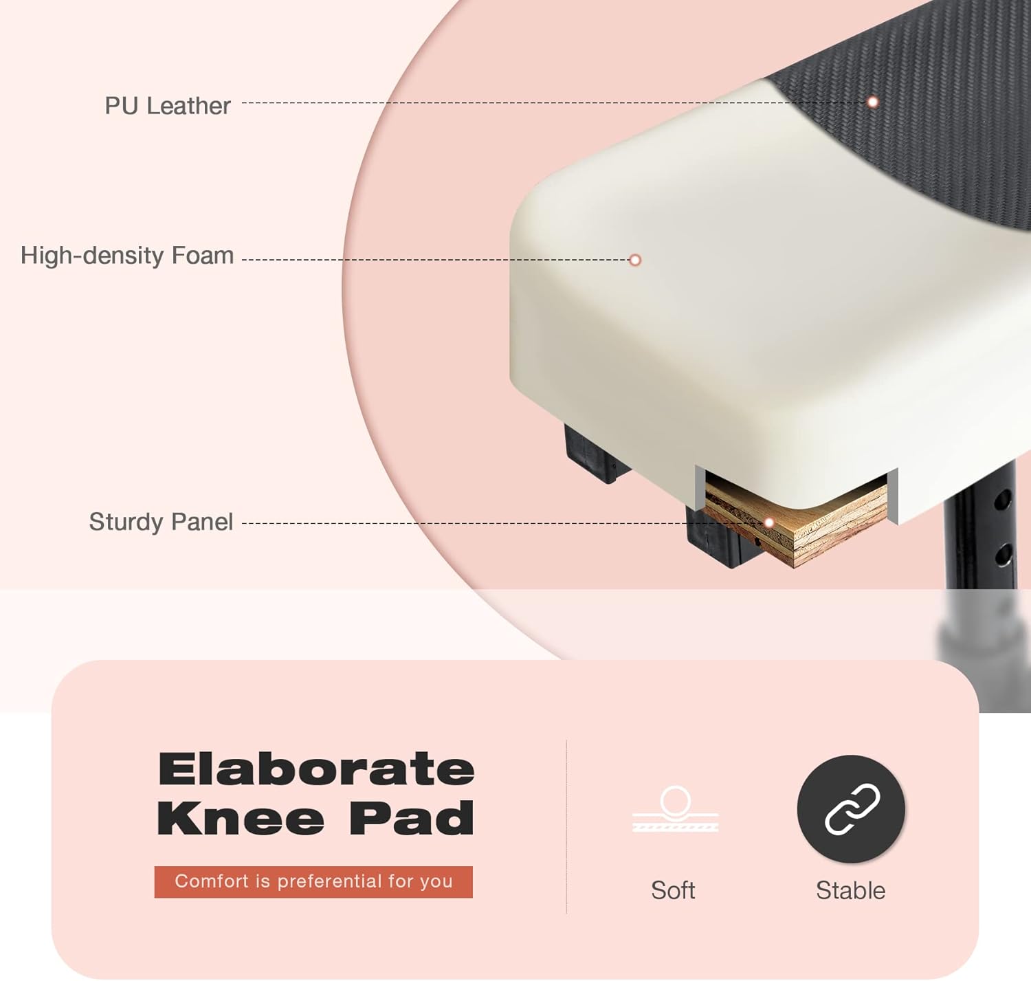 Buy BNEHS Knee Scooter, Folding Knee Walker for Foot Injuries with Dual