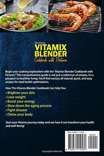 Independently Published P.Liles, Olive The Ultimate Vitamix Blender Cookbook With Pictures: 2000 Days Delicious Quick And Easy Vitamix Blender Recipes For Total Health thumb #1