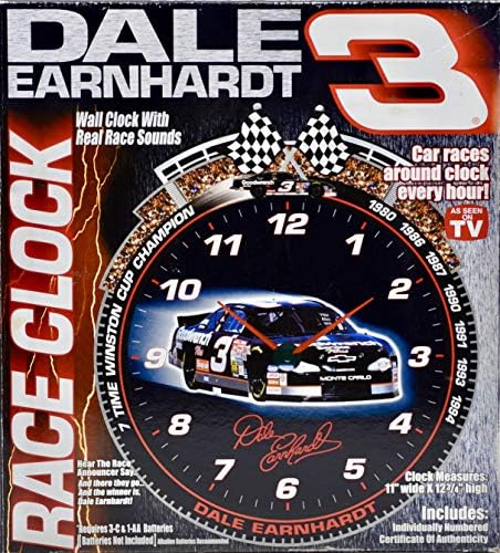 Dale Earnhardt Wall Clock