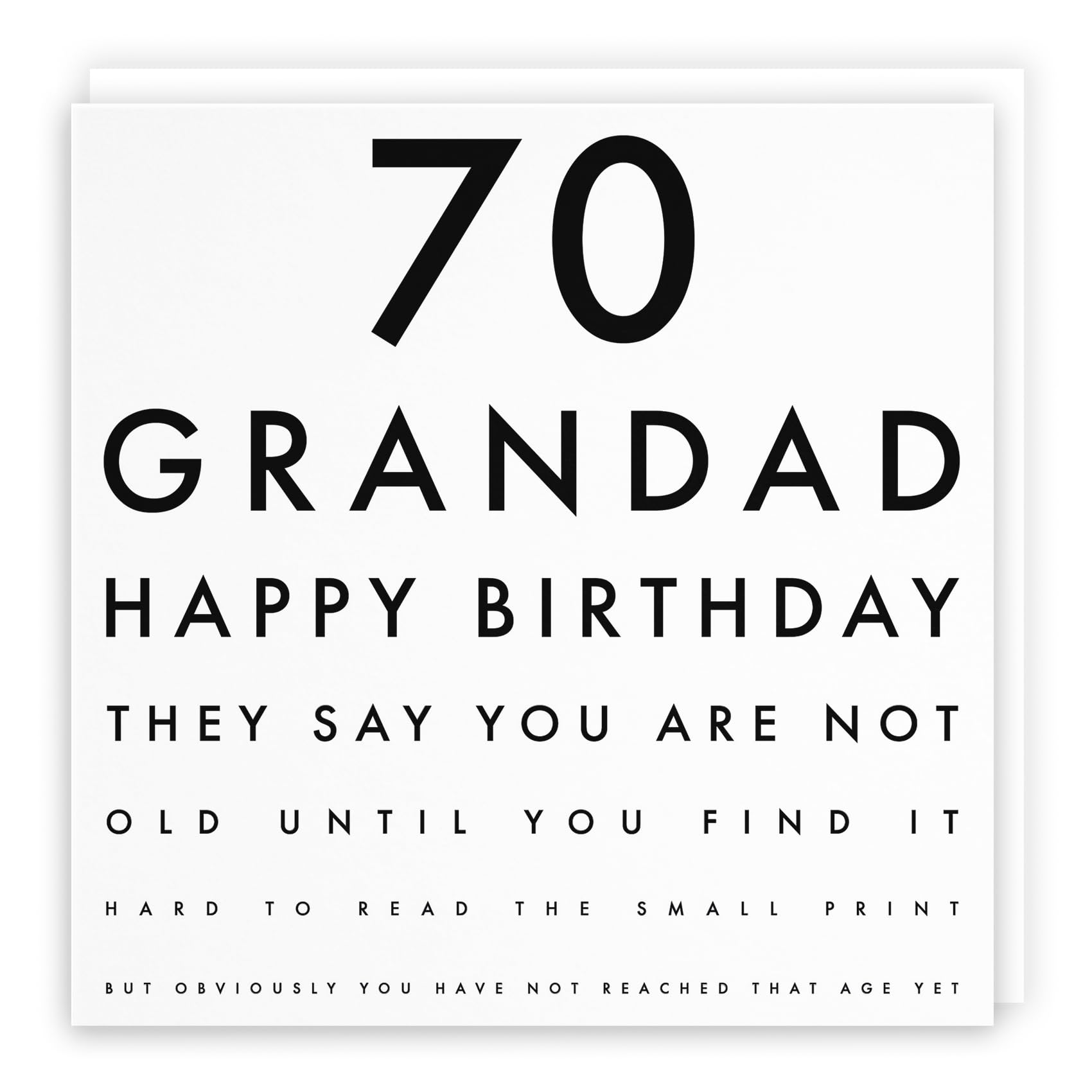 Hunts England - Biglietto Di Auguri Per 70° Compleanno Figlio