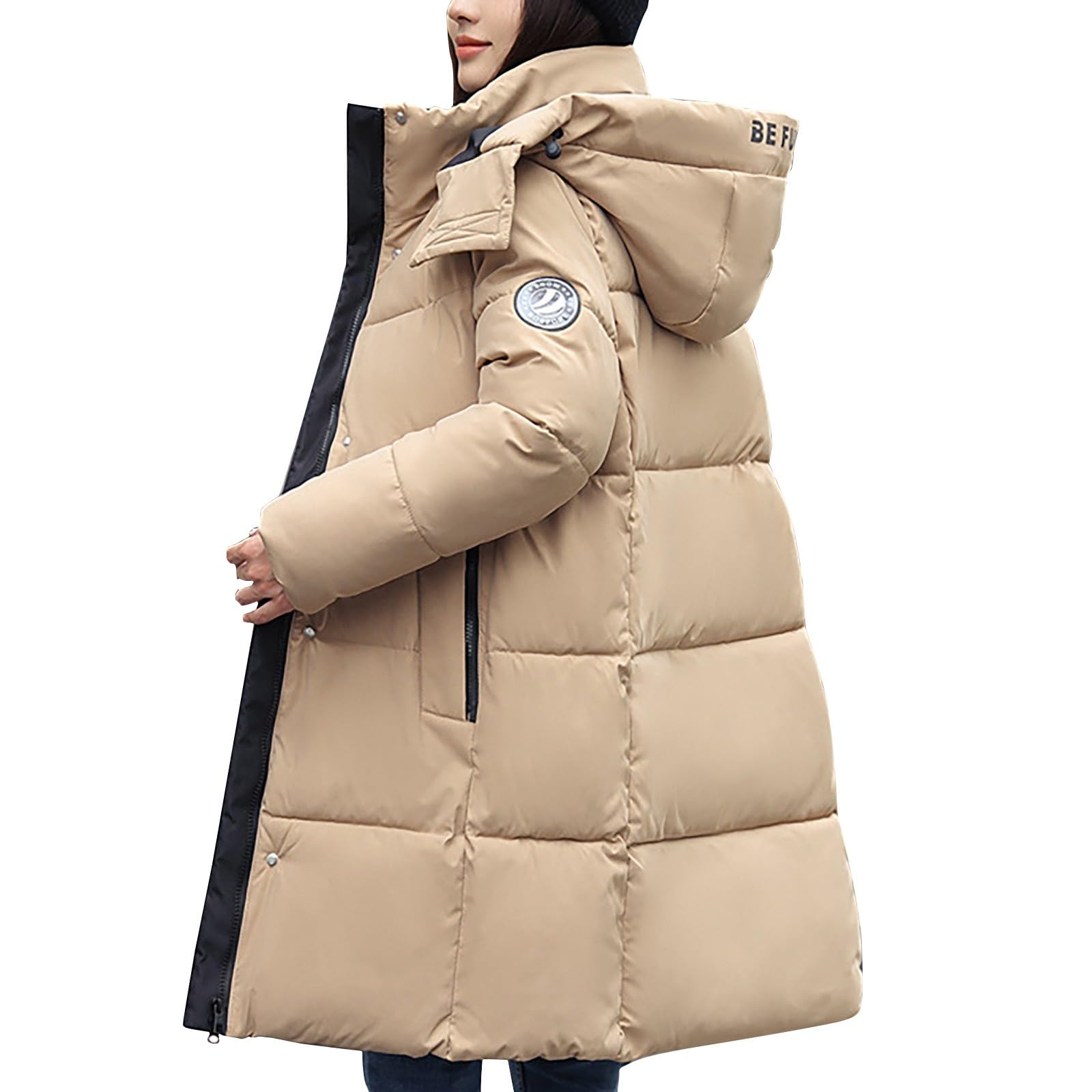 Veste Femme Lucky Brand Taille L - Fermeture éclair, Manches Longues, Couleur Beige - Neuve Avec étiquette (Prix Conseillé 129€)