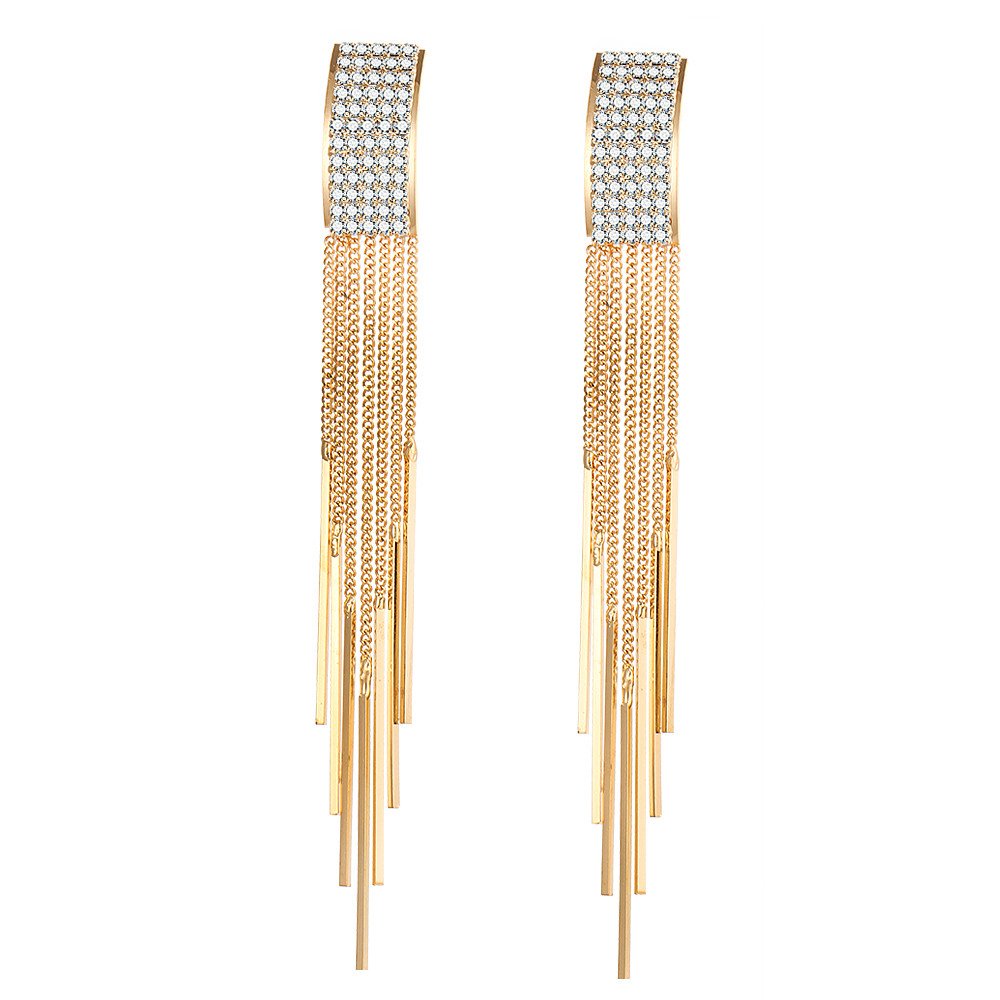 Shining Diva Fashion Latest Stylish Italian Designer Gold and Silver Plated Tassel Earrings for Women - Review, Price and Buying Guide
