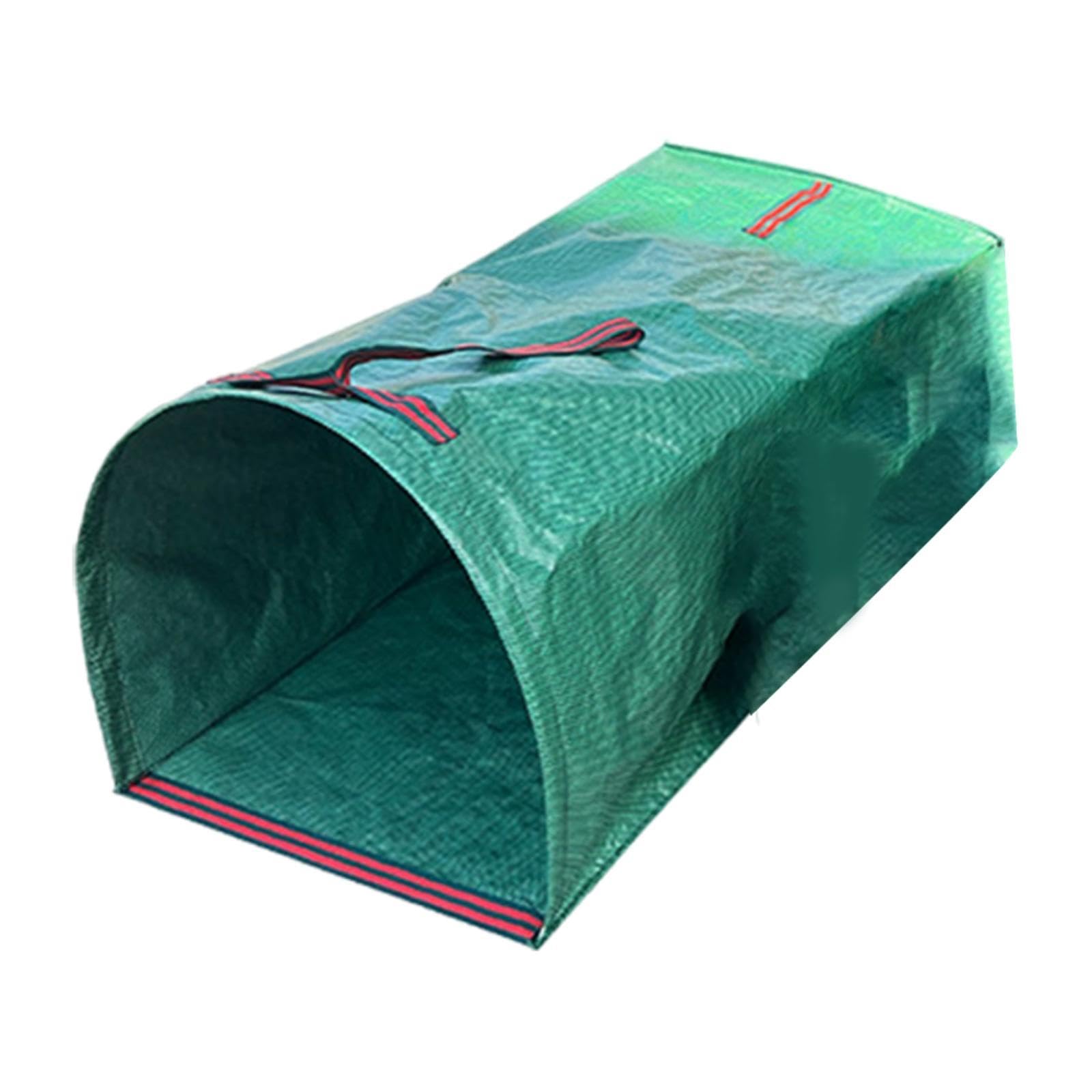 Garden Waste Bag Portable Yard Large Collecting Leaves Garden Leaf Waste Bag 270L | 1 Piece Dustpan Type Garden Bag-image-9