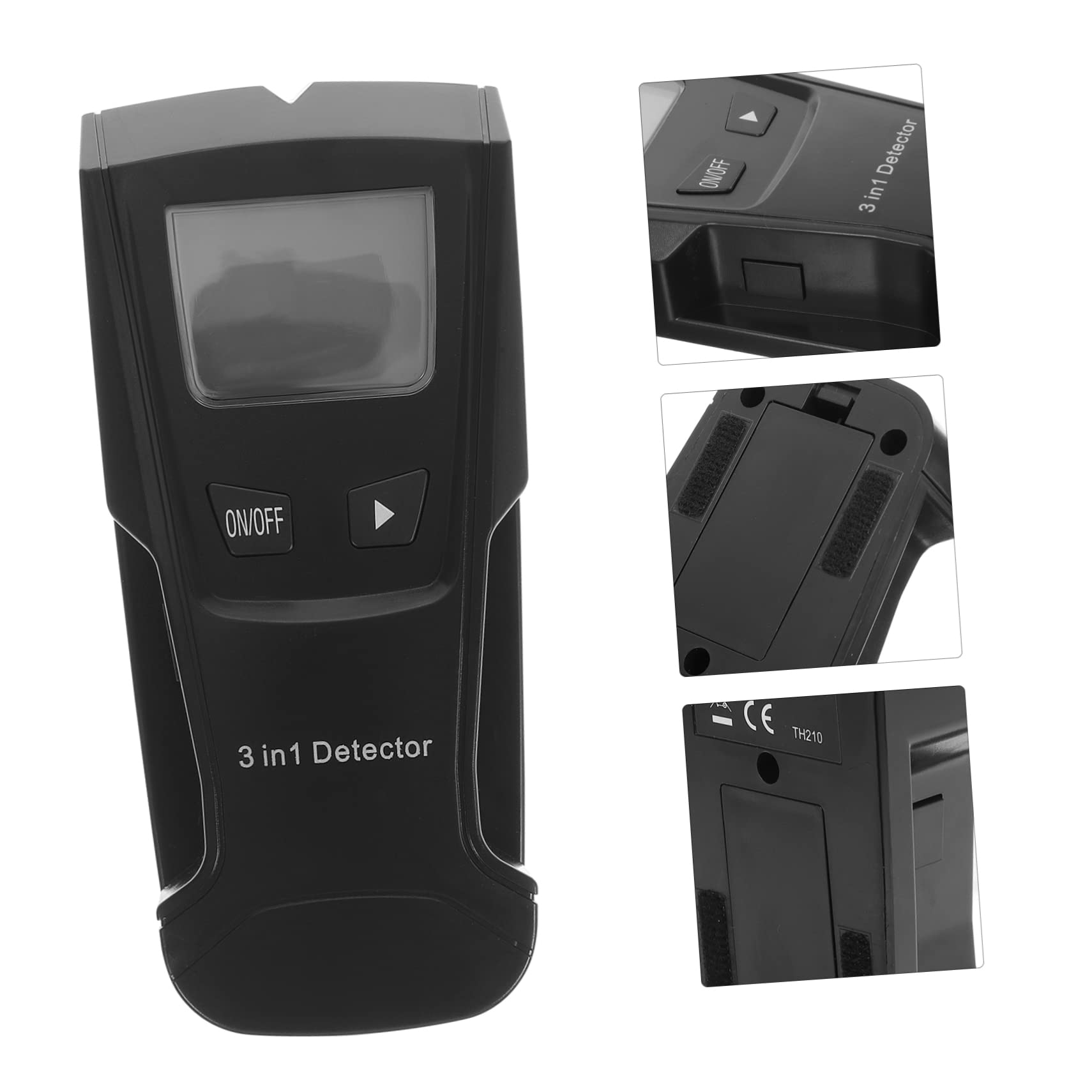Elektronischer Wandscanner 6f22 9v mit Lcd Display, Schwarz