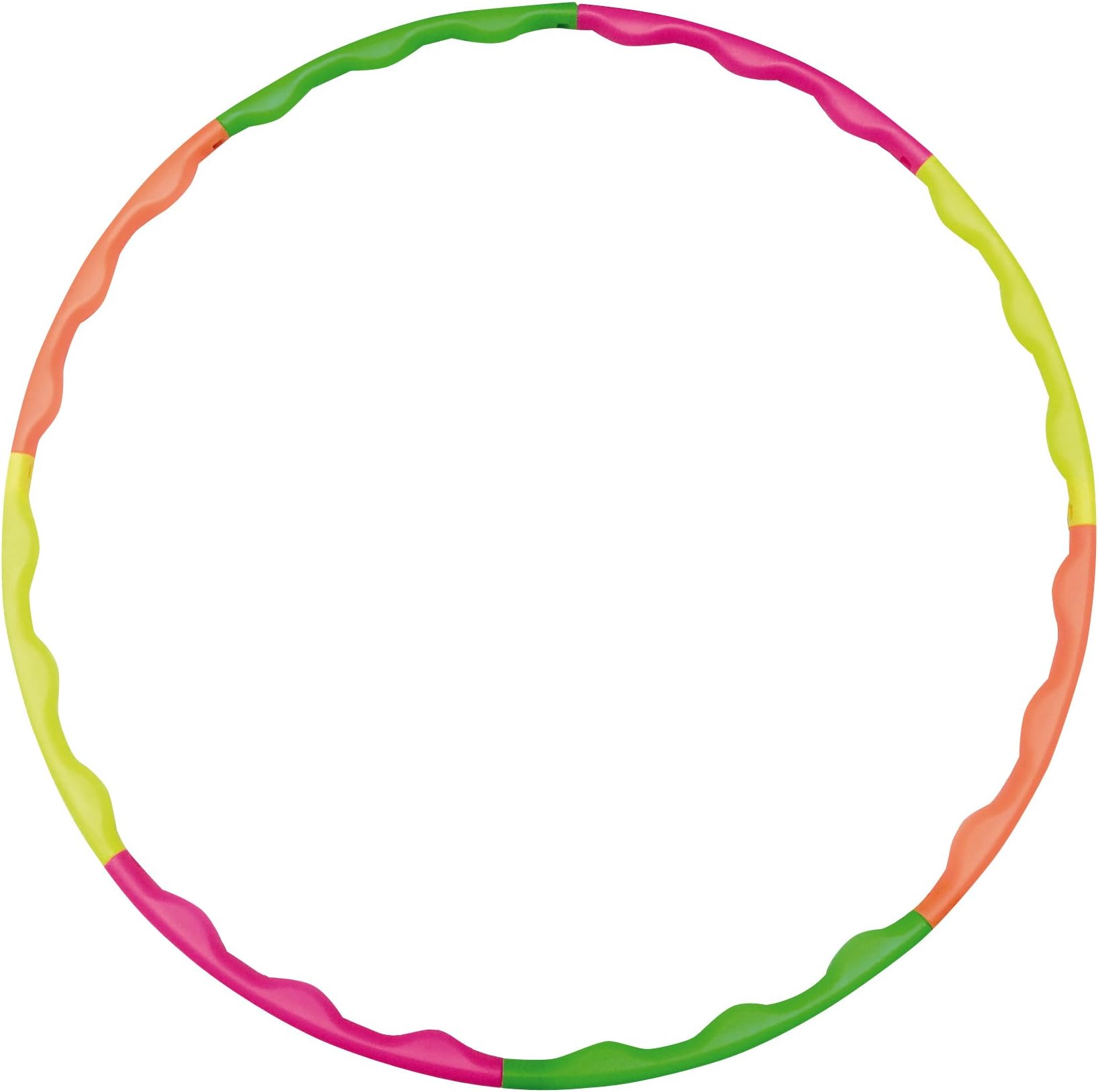 Hudora Hula Hoop, Green, Orange, Yellow, Pink, 76391