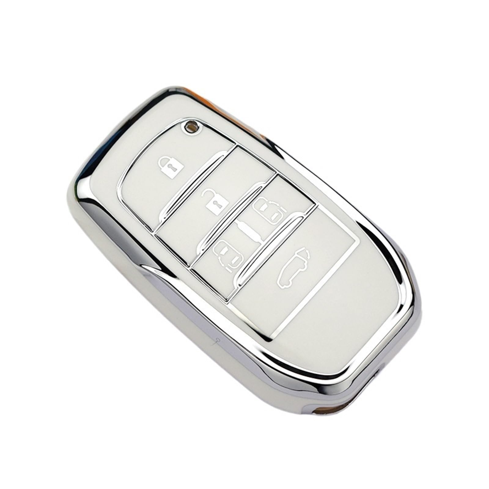 Custodia protettiva for chiave auto in TPU a 5 pulsanti for portachiavi Toyota