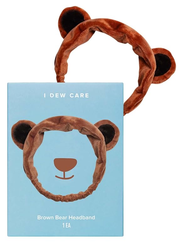 Faixa de cabelo para rosto I DEW CARE Brown Bear