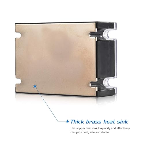 Miniatura 4 de Relé de estado sólido trifásico SSR-40DA Entrada de CC a CA 3-32VDC a salida 24-480VAC 40A Cubierta de plástico..