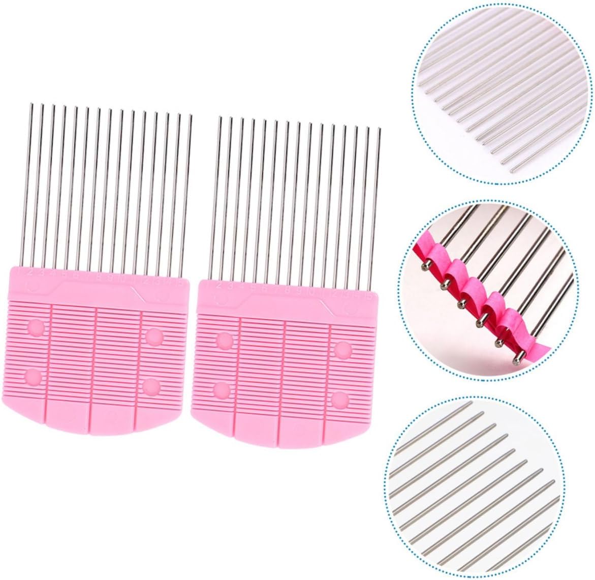 Uonlytech 2pcs Paper Quilling Comb Tool Set for DIY Crafts Paper Rolling Comb and Quilling Board for Craft Enthusiasts