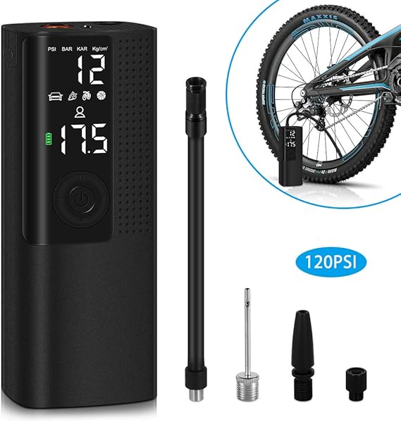 Reesibi 230V 12V Air Compressor Tyre Inflator 240V black Amazon.co