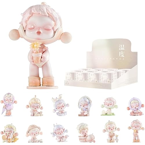 POP MART SKULLPANDA Warmth Series 12PC Action Figure Popular Toy Collectible Art Toy Exclusive Kawaii Fantastic Creative Gift Room Decor Desktop Cute Figure, for Christmas Birthday Party Holiday