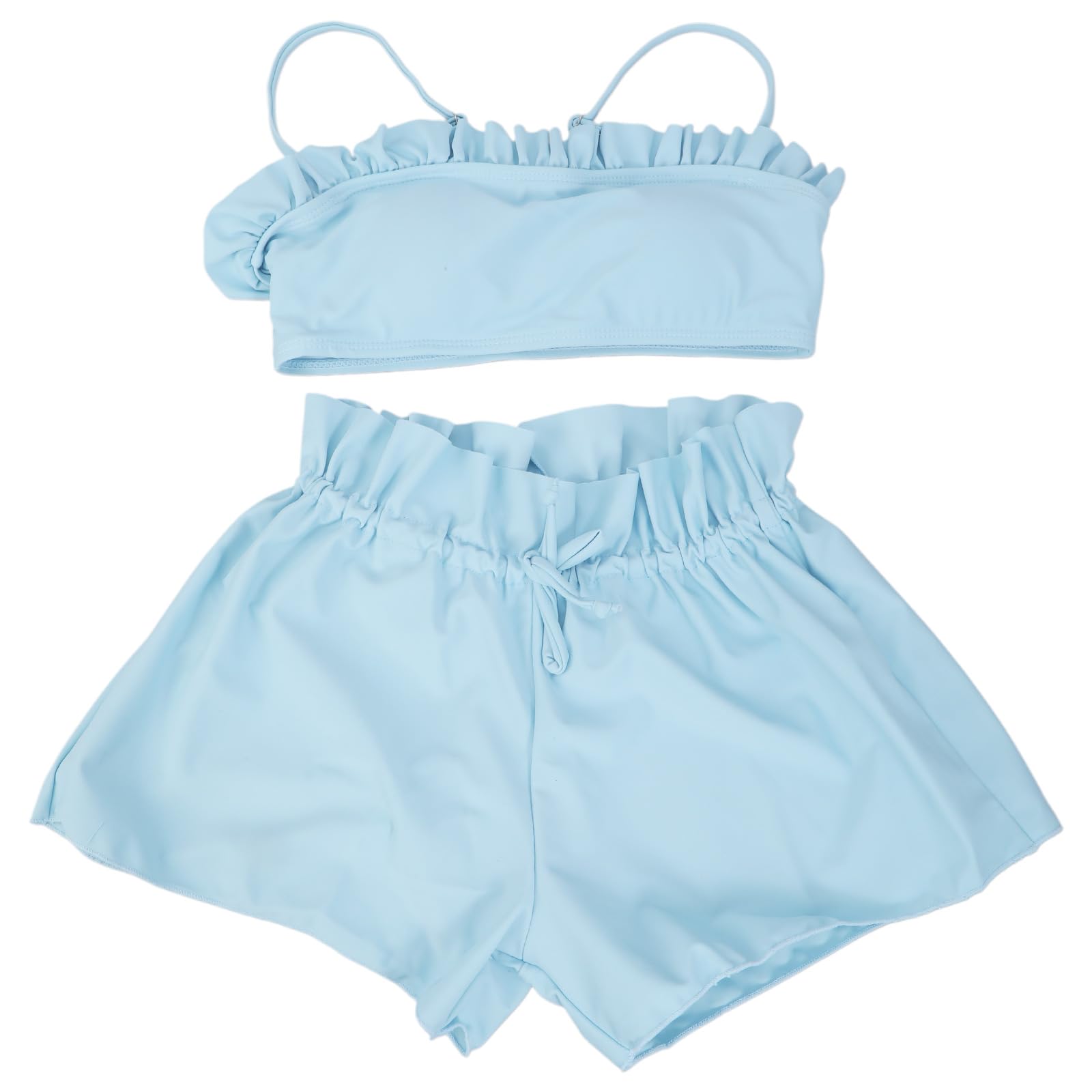 Da bagno per ragazza 3 con pantaloncini da bagno, costume da bagno con volant Costume da bagno in due per bambini 3-12 costumi da bagno per ragazze