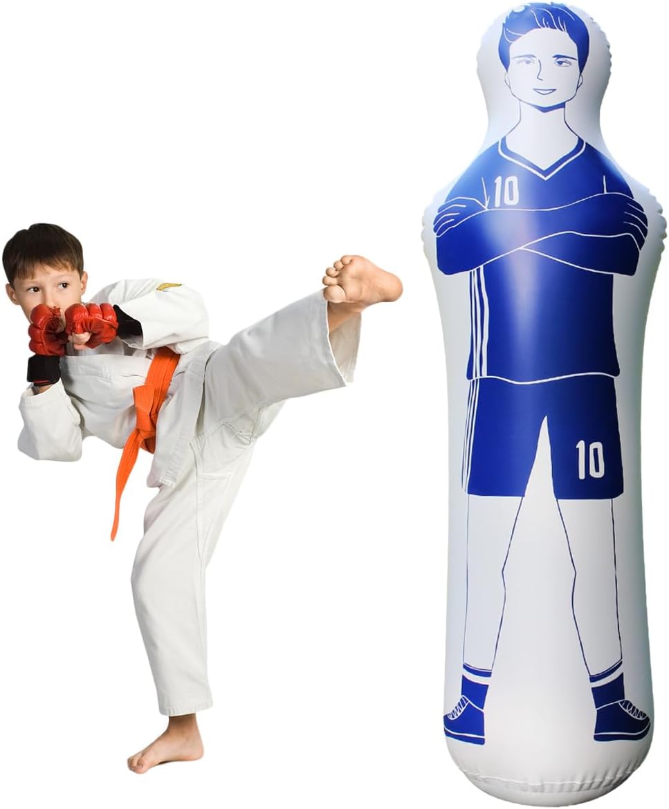 ZHUYNXIR Inflatable Soccer Dummy, Soccer Training Equipment, Inflatable Dummy Goalkeepr Air Mannequin Free Kick Wall Goalkeeper Defender Training for Children Adults