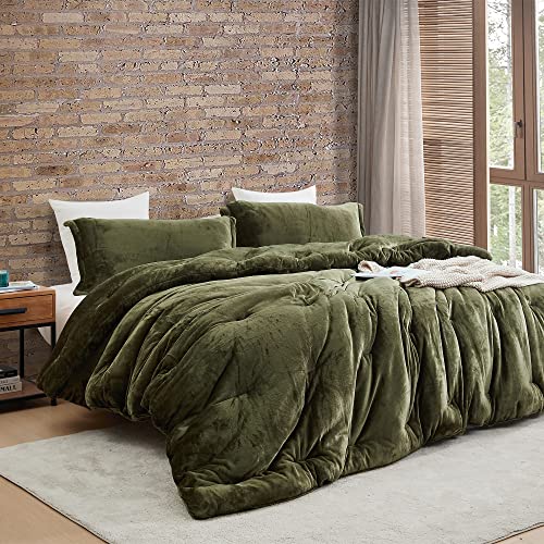 Byourbed Thicker Than Thick - Coma Inducer Oversized King Comforter Set - Standard Plush Filling - Winter Moss