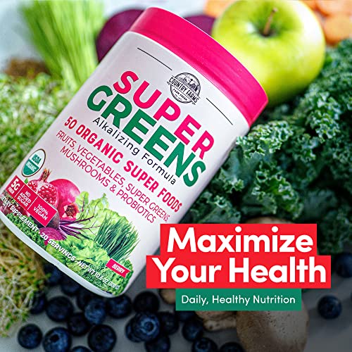 Country Farms Super Green Drink, Berry Flavor, 10.6 Ounce